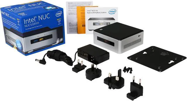 Alt view image 6 of 6 - Intel NUC NUC5i5RYH, USB 3.0, Supports M.2 SSD card / 2.5" HDD Intel HD Graphics 6000, Mini HDMI, Mini DisplayPort
