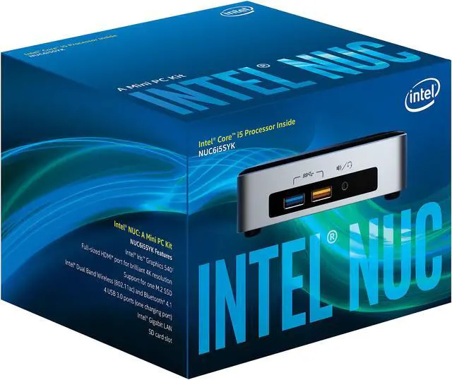 Alt view image 6 of 6 - Intel NUC6i3SYK Kit with 6th Generation Intel Core i3 Processor