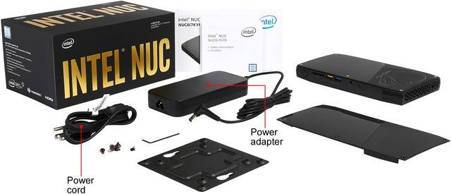 Alt view image 8 of 7 - Intel NUC Skull Canyon NUC6i7KYK Kit with 6th Gen. Intel Core i7 Processor, M.2 SSD Compatible, Dual DDR4 Memory Max 32GB with Intel Iris Pro Graphics, Thunderbolt 3, No OS, Windows 10 Compatible