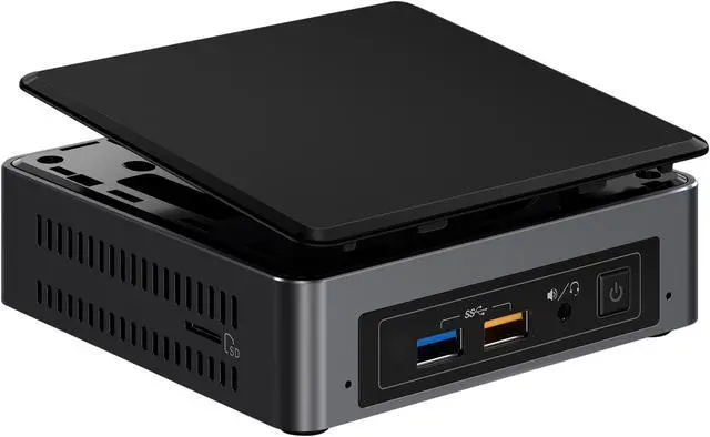 Alt view image 6 of 7 - Intel NUC (Next Unit of Computing) BOXNUC7I5BNK Black Barebone Systems - Mini / Booksize
