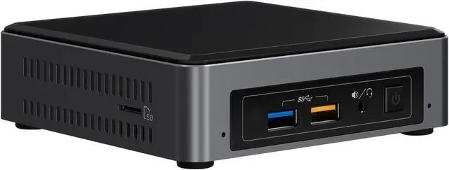 Alt view image 3 of 7 - Intel NUC (Next Unit of Computing) BOXNUC7I5BNK Black Barebone Systems - Mini / Booksize
