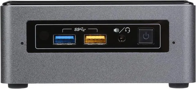 Alt view image 2 of 6 - Intel NUC (Next Unit of Computing) BOXNUC7I7BNHX1 Mini / Booksize Barebone System with Intel Optane Memory