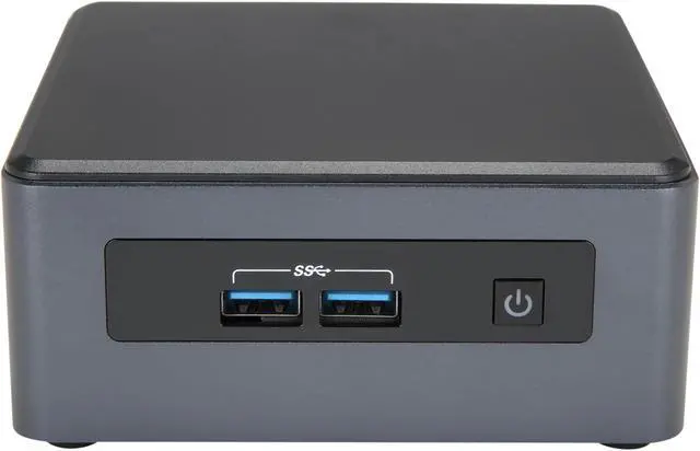 Alt view image 3 of 14 - Intel NUC (Next Unit of Computing) BLKNUC7i5DNH1E Black Mini / Booksize Barebone System