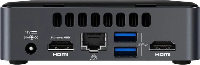 Alt view image 5 of 8 - Intel NUC (Next Unit of Computing) BLKNUC7i7DNK1E Black Mini / Booksize Barebone System