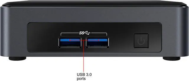 Alt view image 4 of 8 - Intel NUC (Next Unit of Computing) BLKNUC7i7DNK1E Black Mini / Booksize Barebone System