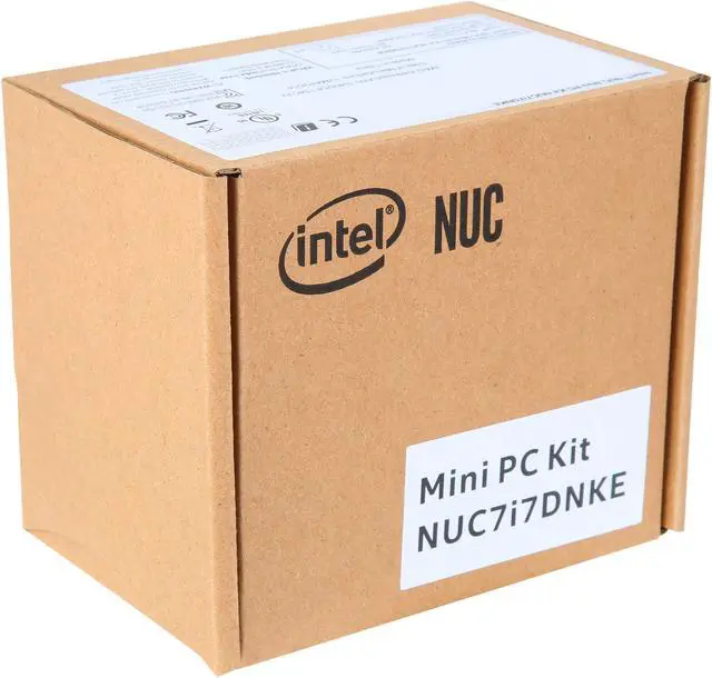 Alt view image 8 of 8 - Intel NUC (Next Unit of Computing) BLKNUC7i7DNK1E Black Mini / Booksize Barebone System