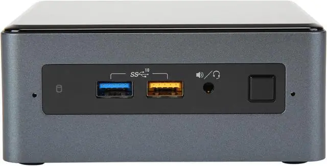 Alt view image 4 of 11 - Intel NUC (Next Unit of Computing) BOXNUC8i7BEH1 Intel i7 Quad Core Black Mini / Booksize Barebone System