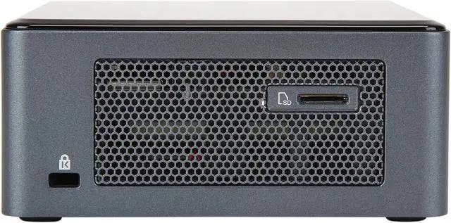 Alt view image 6 of 11 - Intel NUC (Next Unit of Computing) BOXNUC8i7BEH1 Intel i7 Quad Core Black Mini / Booksize Barebone System