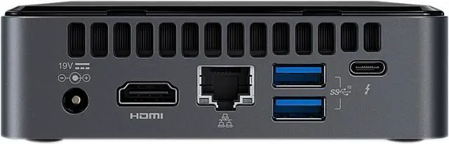 Alt view image 6 of 8 - Intel NUC (Next Unit of Computing) BOXNUC8i5BEK1 Intel Quad Core i5 Black Mini / Booksize Barebone System