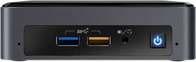 Alt view image 4 of 8 - Intel NUC (Next Unit of Computing) BOXNUC8i5BEK1 Intel Quad Core i5 Black Mini / Booksize Barebone System