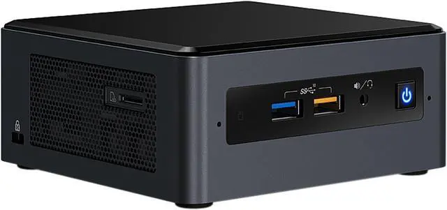 Main image of Intel NUC (Next Unit of Computing) BOXNUC8i5BEH1 Black Mini / Booksize Barebone System