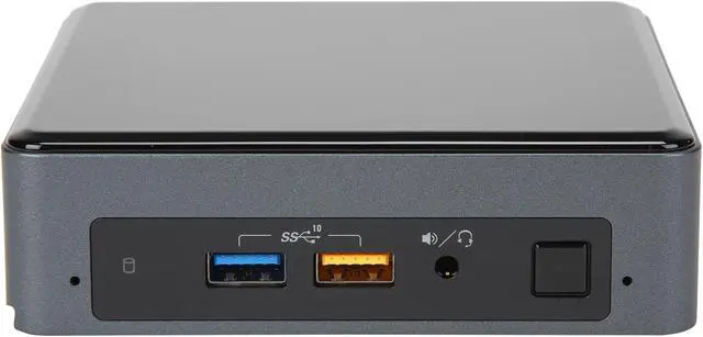 Alt view image 2 of 9 - Intel NUC (Next Unit of Computing) BOXNUC8i3BEK1 Black Mini / Booksize Barebone System
