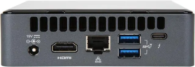 Alt view image 6 of 9 - Intel NUC (Next Unit of Computing) BOXNUC8i3BEK1 Black Mini / Booksize Barebone System