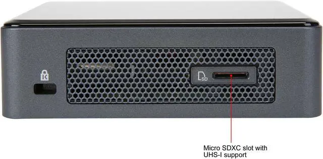Alt view image 5 of 9 - Intel NUC (Next Unit of Computing) BOXNUC8i3BEK1 Black Mini / Booksize Barebone System