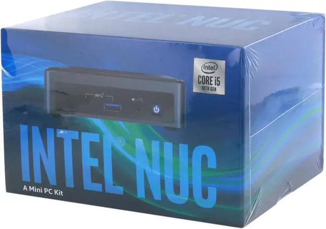 Alt view image 8 of 8 - Intel NUC (Next Unit of Computing) BXNUC10i5FNK1 Mini / Booksize Barebone System