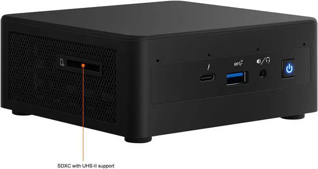 Alt view image 2 of 7 - Intel NUC (Next Unit of Computing) RNUC11PAHi50001 Intel Socket BGA1449 Mini / Booksize Barebone System (Intel 11th Gen CPU, Include Intel Iris Xe Graphics), Single Pack
