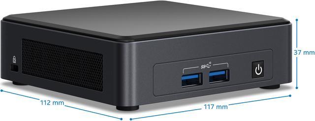 Intel NUC 11 Barebone avec Processeur Core i5-1135G7, Mini PC avec