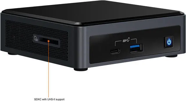 Alt view image 2 of 6 - Intel NUC 10th gen Frost Canyon BXNUC10i5FNKN1  Intel Core i5-10210U CPU  Mini PC Barebone