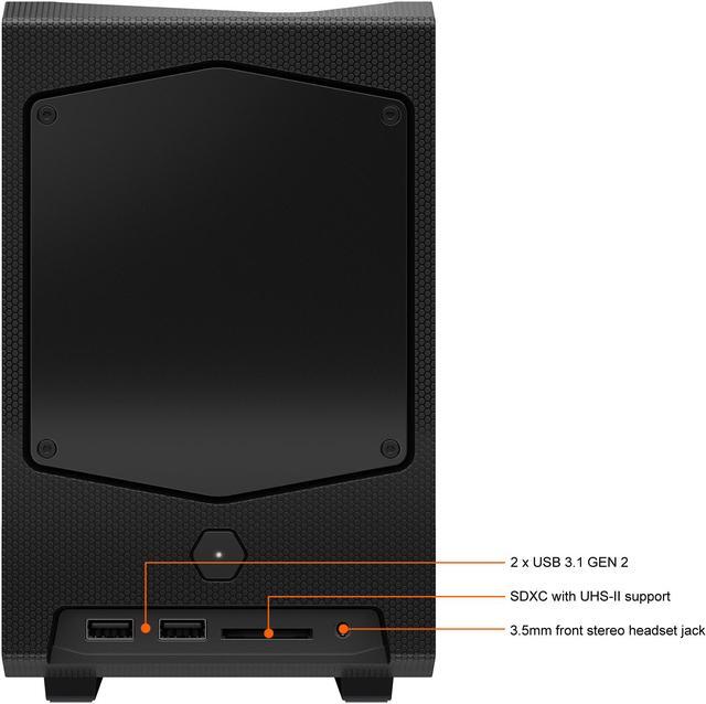 Alt view image 8 of 10 - Intel NUC 11 Extreme Kit Beast Canyon RNUC11BTMi90001 Intel Core i9-11900KB mini PC barebone supports 12'' max video card length, graphic card is not included