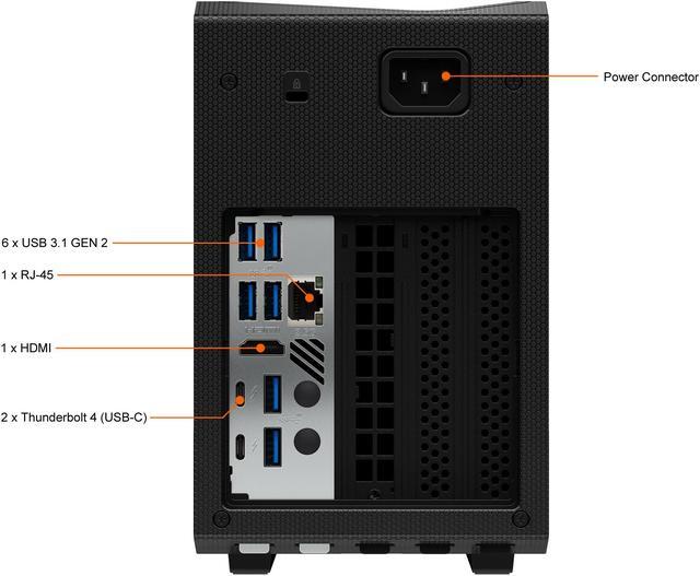 Alt view image 10 of 10 - Intel NUC 11 Extreme Kit Beast Canyon RNUC11BTMi90001 Intel Core i9-11900KB mini PC barebone supports 12'' max video card length, graphic card is not included