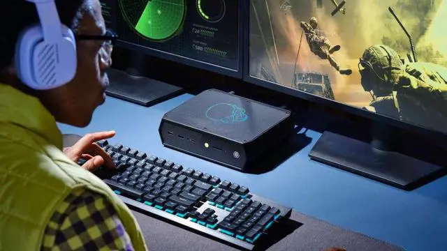 Alt view image 5 of 10 - Intel NUC Serpent Canyon RNUC12SNKi7200U Mini / Booksize Barebone System Intel 12th Gen Core i7-12700H Intel Arc A770M, Single Pack