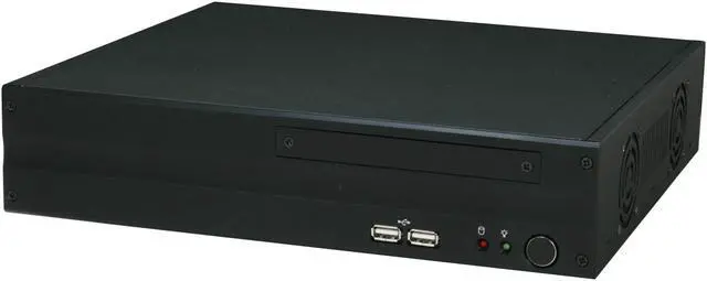 Alt view image 3 of 10 - Jetway JC101B-J627F800 VIA VT8623 Black Mini / Booksize Barebone System