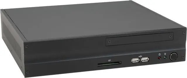 Alt view image 3 of 13 - Jetway JC104B-J7F4K1G2E-LF VIA NanoBGA2 VIA CN700 Black Mini / Booksize Barebone System