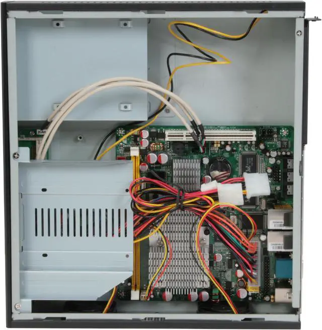 Alt view image 9 of 13 - Jetway JC104B-J7F4K1G2E-LF VIA NanoBGA2 VIA CN700 Black Mini / Booksize Barebone System