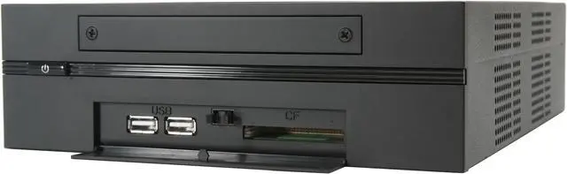 Alt view image 5 of 8 - Jetway JC204-B-J7F4K1G5D VIA NanoBGA2 VIA CN700 Black Mini / Booksize Barebone System