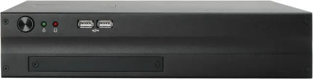 Alt view image 2 of 10 - Jetway HBJC110C91-230-B Intel 945GC Black Mini / Booksize Barebone System
