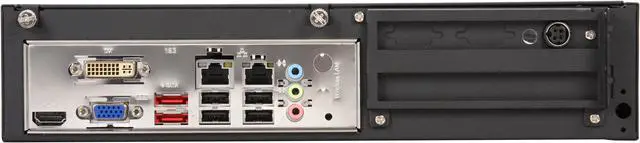 Alt view image 5 of 10 - Jetway JC122-B-JNC81 AMD Socket AM2+ AMD 780G Black Mini / Booksize Barebone System