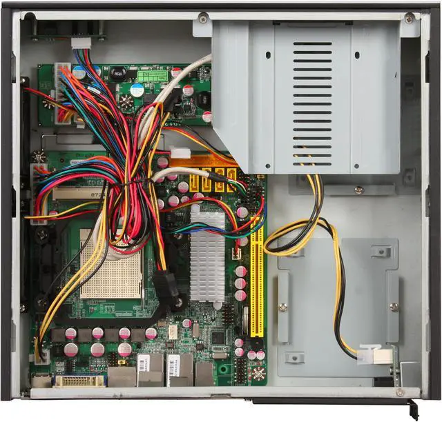 Alt view image 7 of 10 - Jetway JC122-B-JNC81 AMD Socket AM2+ AMD 780G Black Mini / Booksize Barebone System