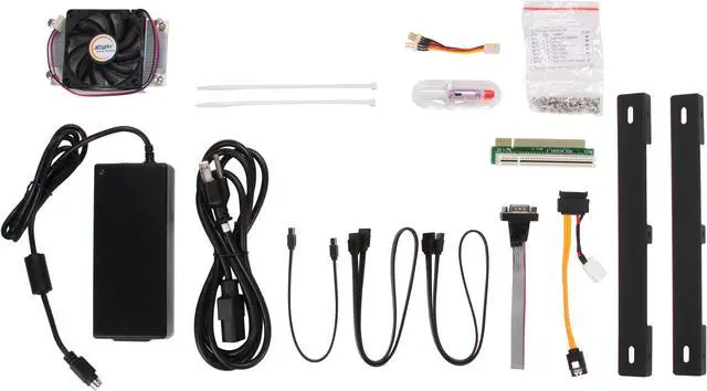 Alt view image 8 of 10 - Jetway JC122-B-JNC81 AMD Socket AM2+ AMD 780G Black Mini / Booksize Barebone System