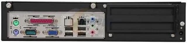 Alt view image 6 of 11 - Jetway HBJC110C91-330-B Intel 945GC Black Mini / Booksize Barebone System
