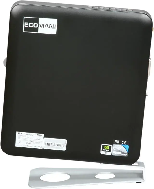 Alt view image 3 of 5 - Jetway Mini-Top Atom Dual-Core 525 NVIDIA ION2 with WiFi /Remote Control Mini Barebone