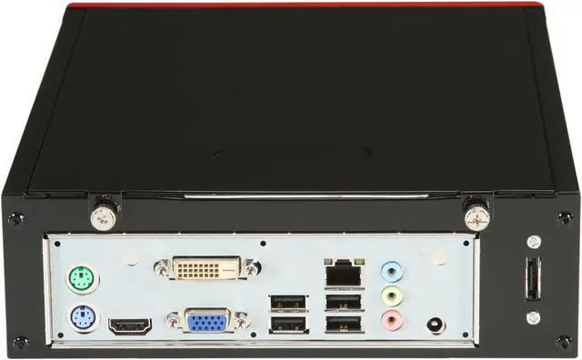 Alt view image 4 of 7 - Jetway HBJC231C98-525-BB Intel Atom D525 (Dual-Core 1.80GHz, 1MB L2) Next-generation NVIDIA ION graphics Black Mini / Booksize Barebone System