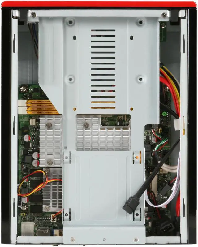Alt view image 6 of 7 - Jetway HBJC231C98-525-BB Intel Atom D525 (Dual-Core 1.80GHz, 1MB L2) Next-generation NVIDIA ION graphics Black Mini / Booksize Barebone System