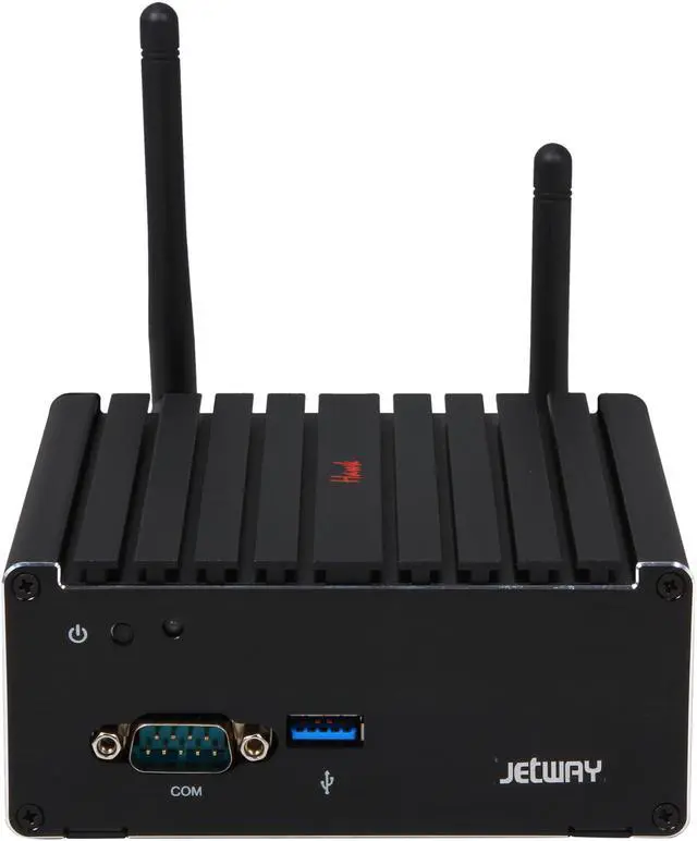 Alt view image 2 of 6 - Jetway HBJC310U91-2930-B Black Mini / Booksize Barebone System