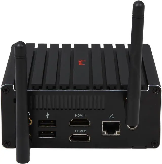 Alt view image 4 of 6 - Jetway HBJC310U91-2930-B Black Mini / Booksize Barebone System