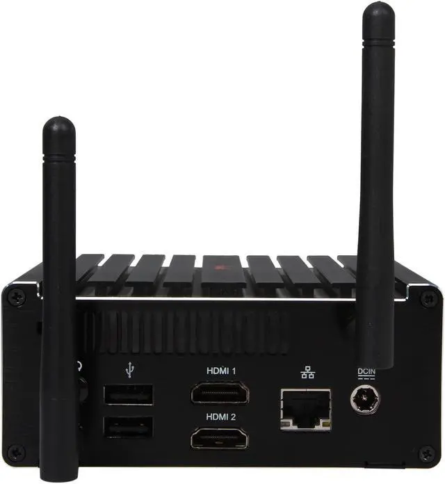 Alt view image 4 of 6 - Jetway JBC310U91 (HBJC310U91W2807-BN) Mini / Booksize Barebone System