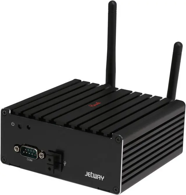 Main image of Jetway HBJC311U93W-2930-S Fanless NUC Barebone, 2*HDMI, 2*Intel GbLAN, Wi-Fi + BT, Aluminum Alloy Chassis