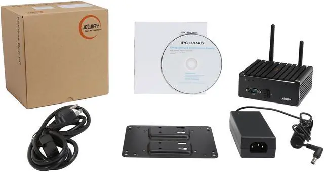 Alt view image 5 of 5 - Jetway HBJC311U93W-2930-S Fanless NUC Barebone, 2*HDMI, 2*Intel GbLAN, Wi-Fi + BT, Aluminum Alloy Chassis