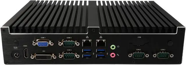 Alt view image 4 of 6 - Jetway HBJC501F9QUW-Q87-B Fanless Intel 4th Generation Intel Core i7/i5/i3 Barebone w/TPM IC Onboard, HDMI, DVI-D, VGA Support iAMT9.0 w/ WiFi