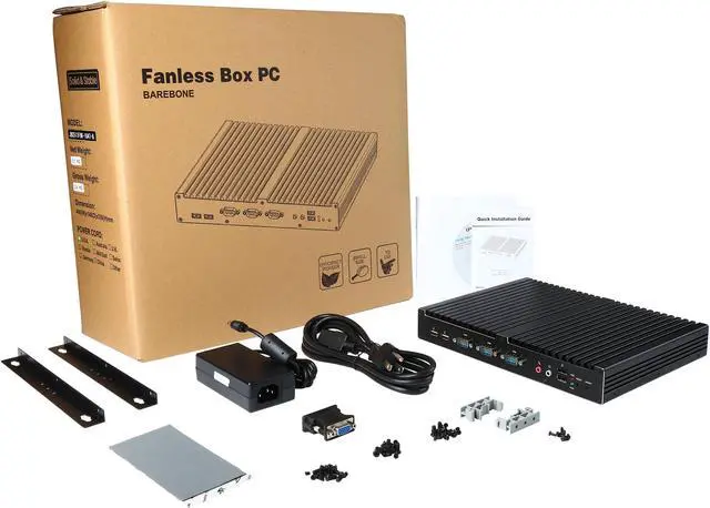 Alt view image 6 of 6 - JetWay HBJC511F9K-1047-B Intel HM65 (AKA Cougar Point) 1 * HDMI (up to 1920 x 1080) Barebone