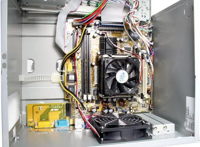 Alt view image 4 of 6 - ASUS Terminator P4 533A Intel Socket 478 SiS 651 Barebone