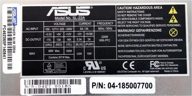 Alt view image 8 of 10 - ASUS S-presso S1-P112 Standard Intel Socket 478 Intel 865G Barebone
