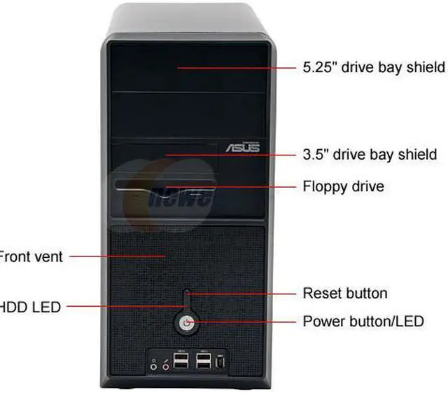 Alt view image 3 of 15 - ASUS Vintage-AH1 AMD Socket 939 ATI XPRESS 200 Barebone