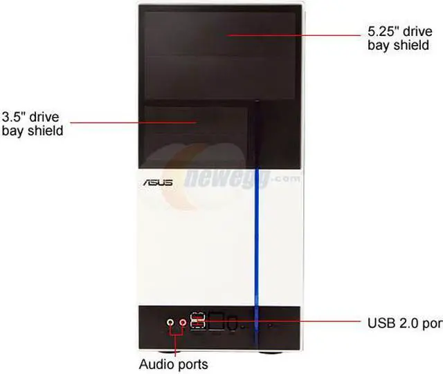 Alt view image 4 of 14 - ASUS V2-P5945G Intel Socket T(LGA775) Intel 945G Barebone