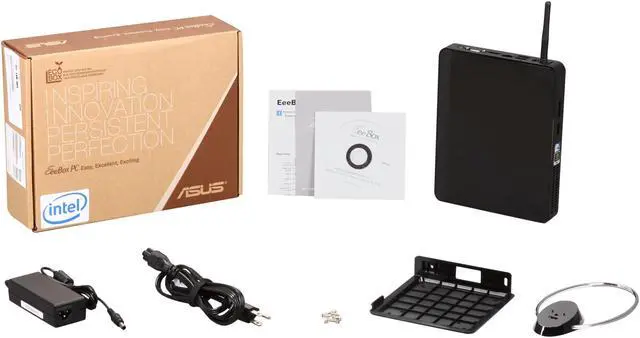 Alt view image 8 of 8 - ASUS EeeBox PC EB1012P-B0320 Intel NM10 Black Mini / Booksize Barebone System