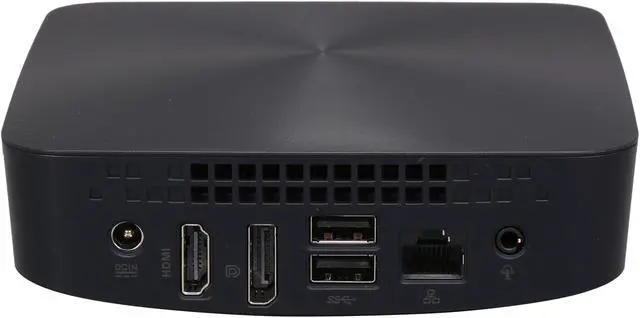 Alt view image 3 of 4 - ASUS Vivo Mini UN62-M036M, Intel Core i3 4010U, Supports 32GB/128GB/256GB mSATA SSD, Intel HD Graphics 4400, Black Color, No OS
